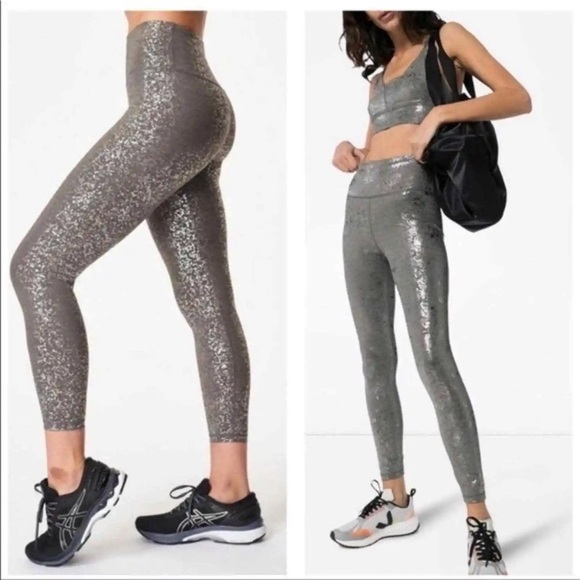Sweaty Betty Pants - Sweaty Betty Foil Print 7/8 Legging Small